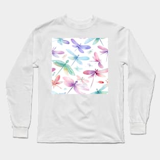 Dragonfly Pattern 28 Long Sleeve T-Shirt